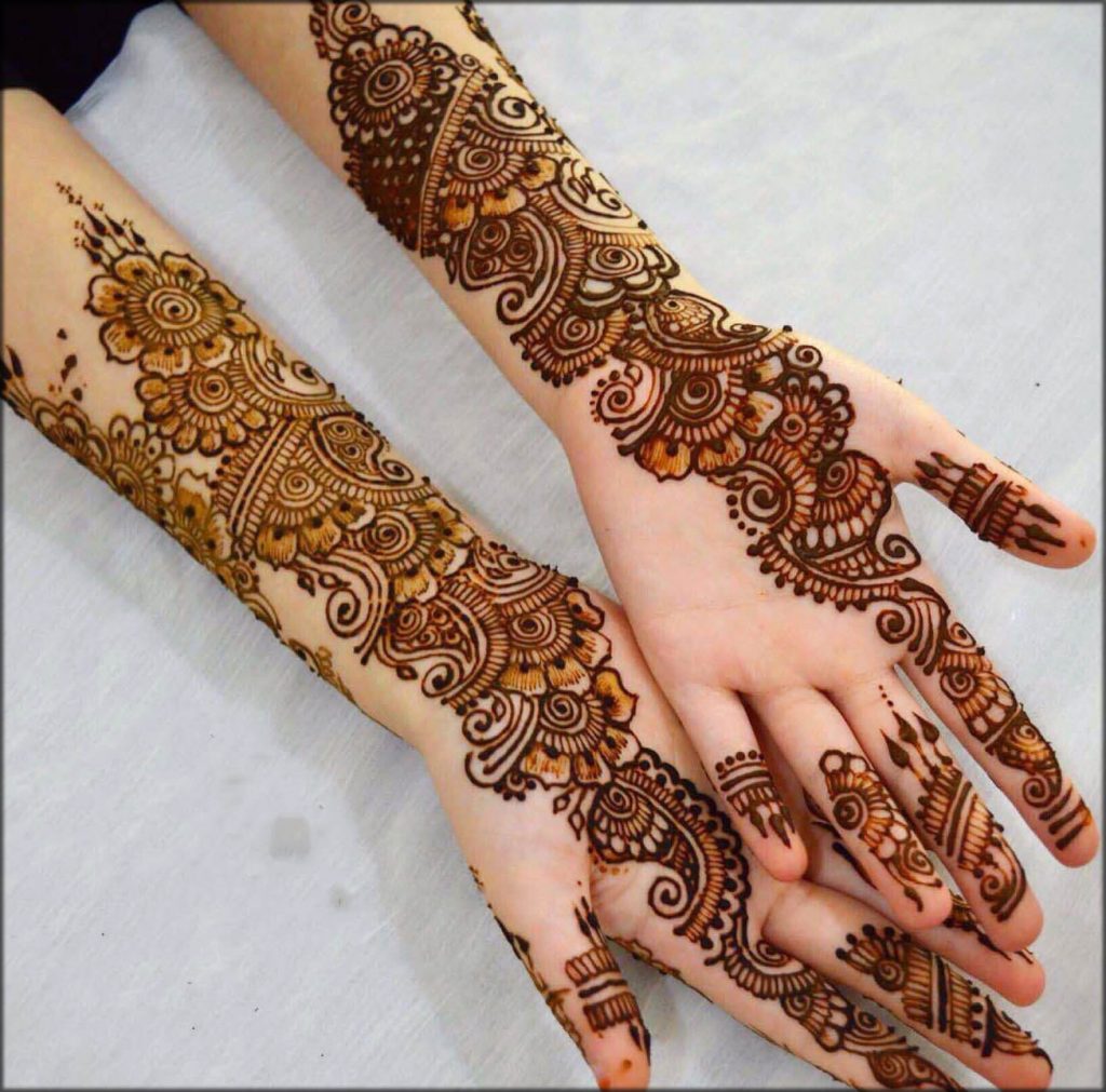 20 Very Simple Arabic Style Latest Mehndi Designs 2021 For Bridals Hot Sex Picture