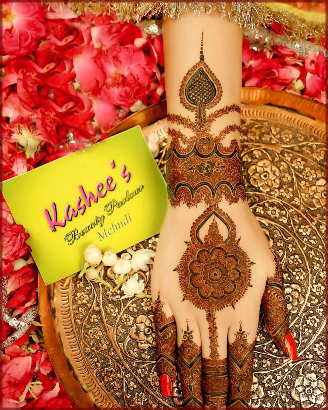 Kashees Flower Signature Mehndi / New Kashee S Mehndi Designs Signature ...