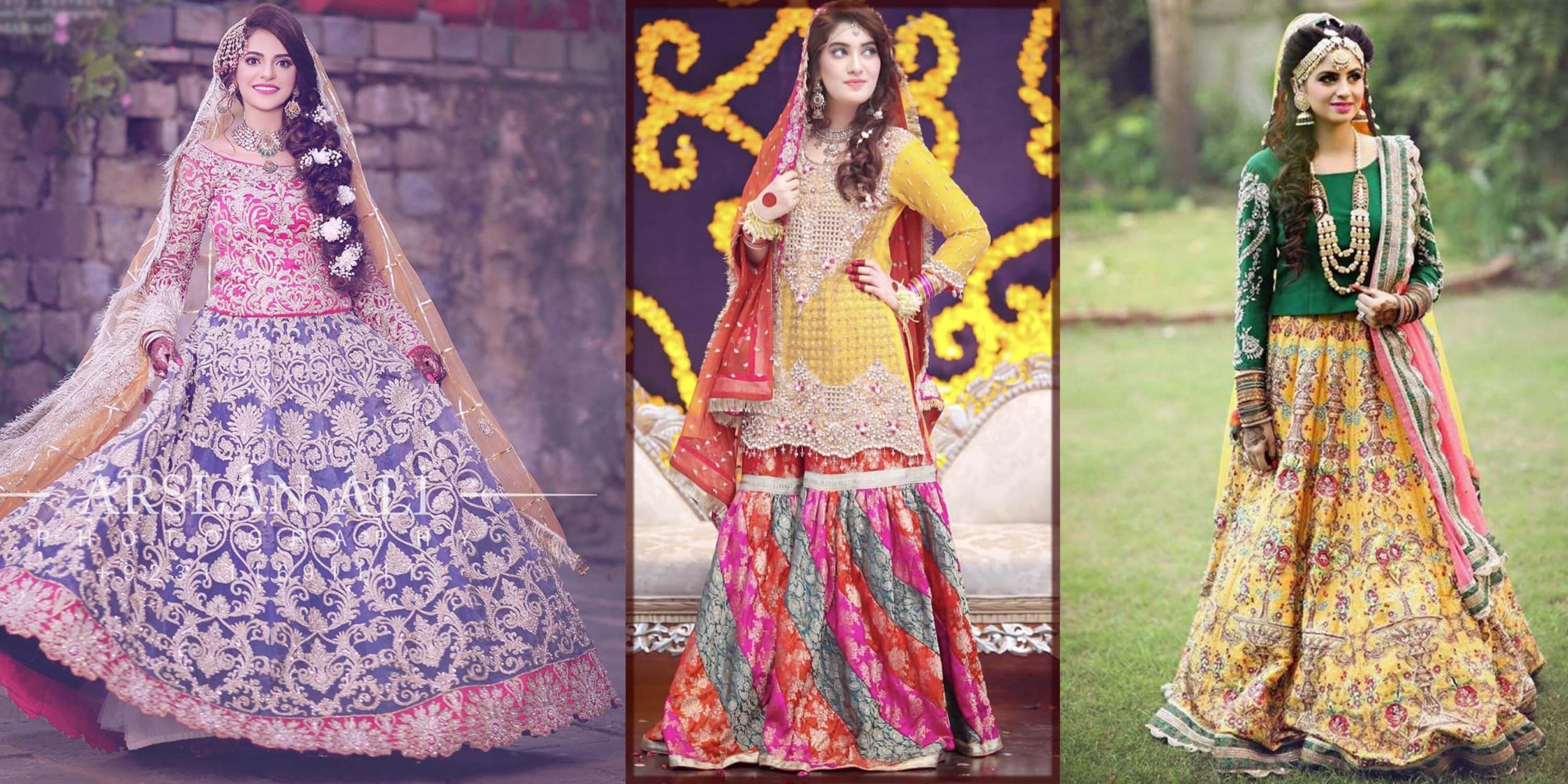Pakistani Mehndi Dresses Mehndi Dresses Pakistani Indian Dresses Mehndi ...