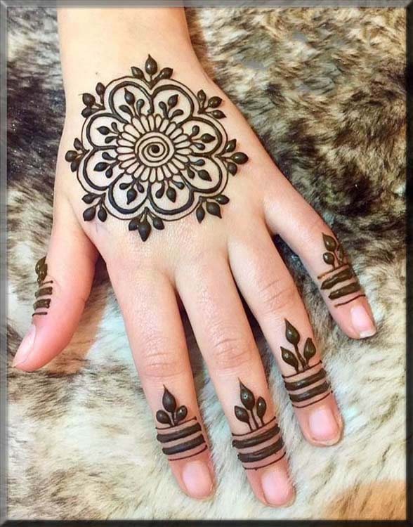 simple henna designs for kids to do