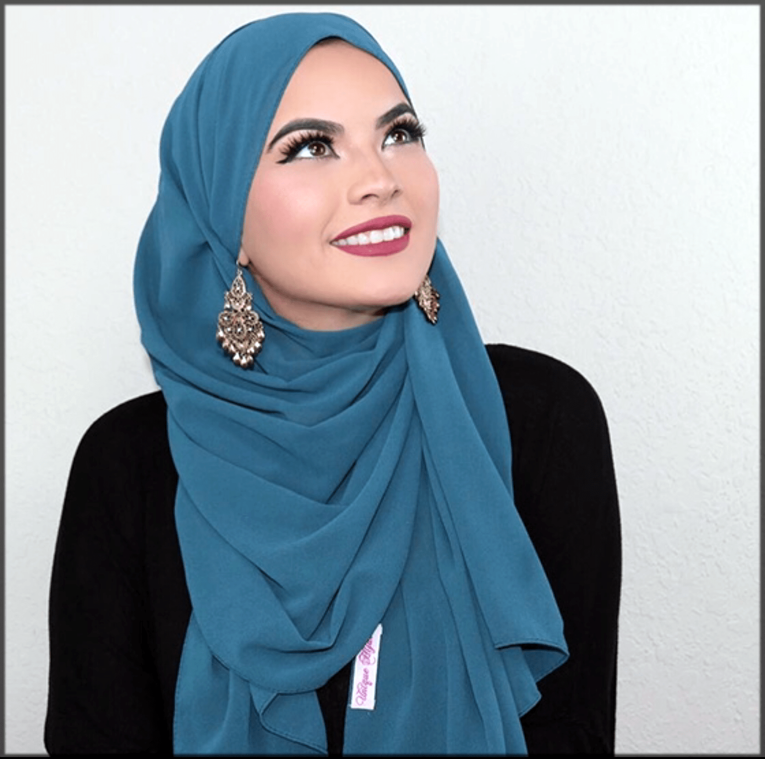 Как красиво завязать шарф хиджаб - 91 фото