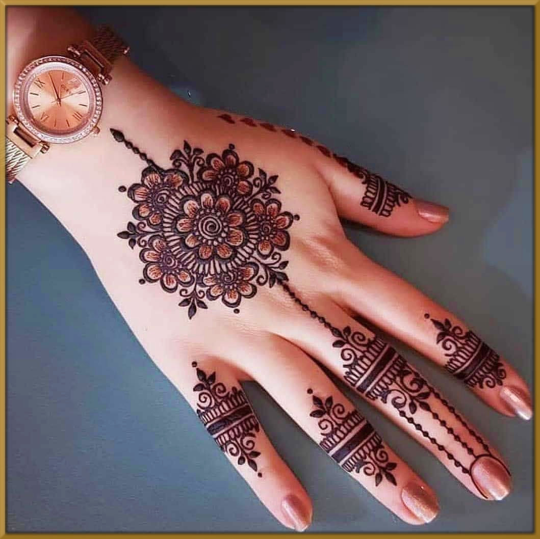 Lovely Floral Mehndi Designs 21 With Pictures Latest Collection