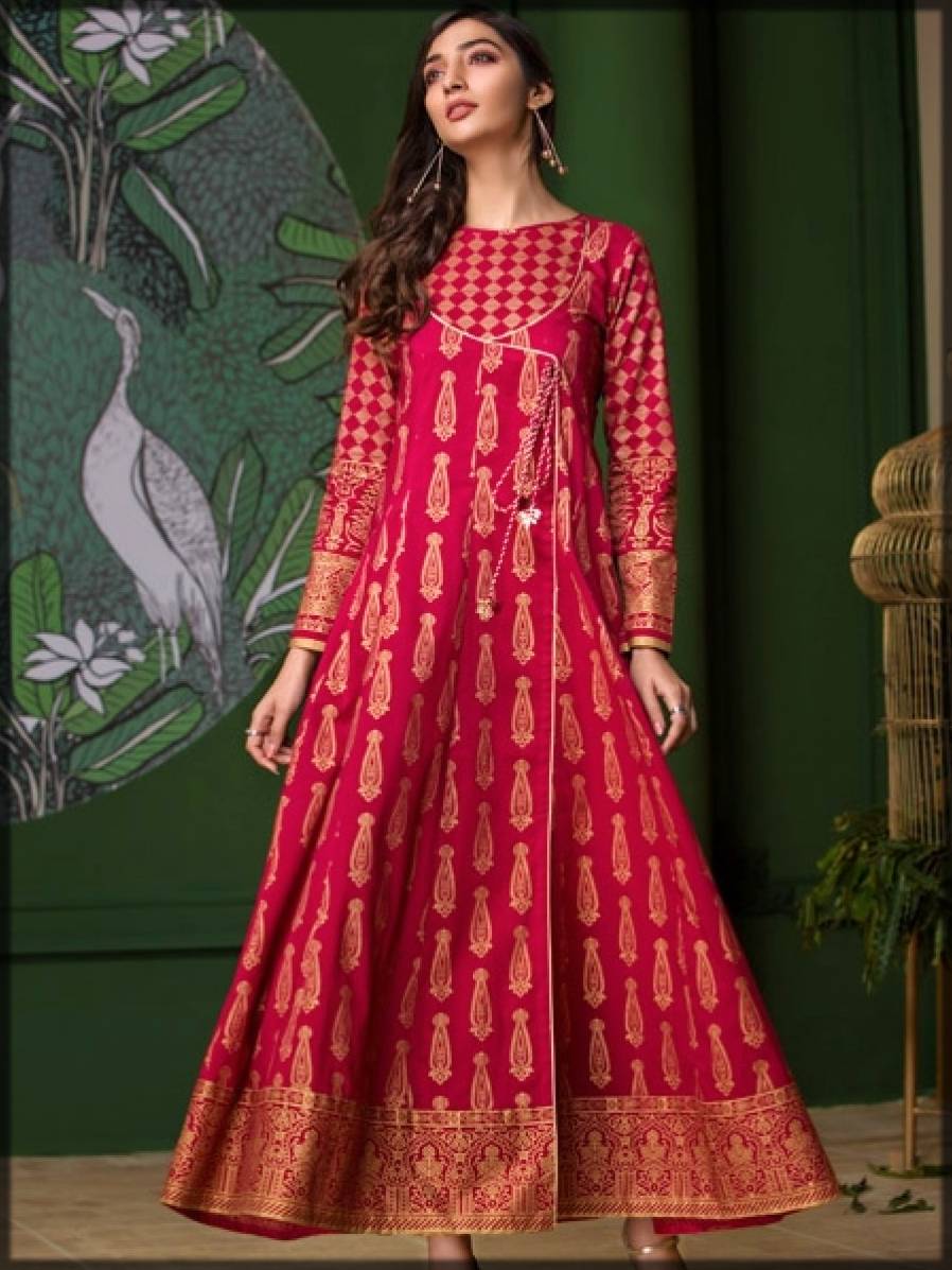 Trendy Long Frocks for Ladies 2022 - Casual & Wedding wear Collection