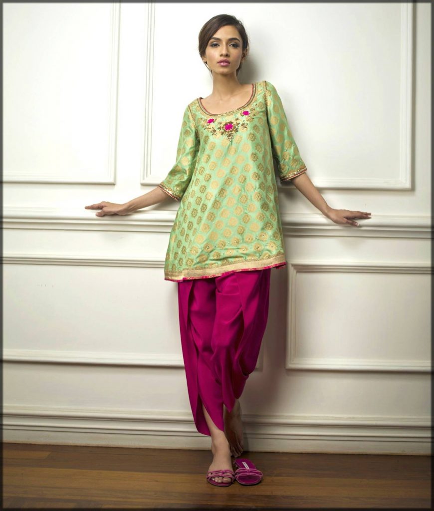 tulip shalwar and short shirt