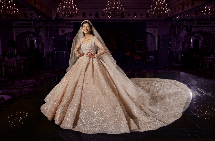 Luxury Ball Gown For Reception 741x486 
